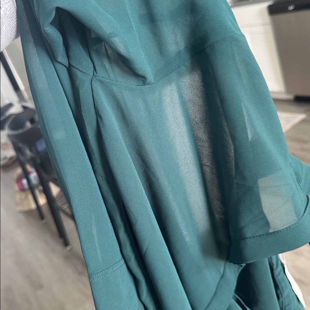 NWT Abercrombie Sheer Blouse - Picture 5 of 5